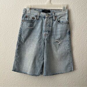 AERO 90's High Rise Denim Cut Off Shorts Size 0